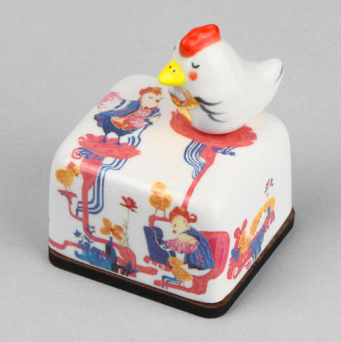 Zodiac Rooster Ceramic Music Box | Moonyart | Made in Korea – RIS