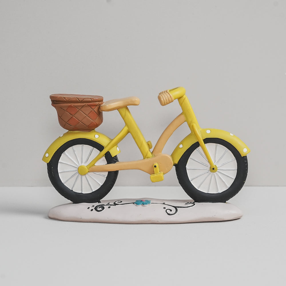 Yellow Bike on Base (10795) | Blossom Bucket | Religious Gifts - Figurines (Copy)