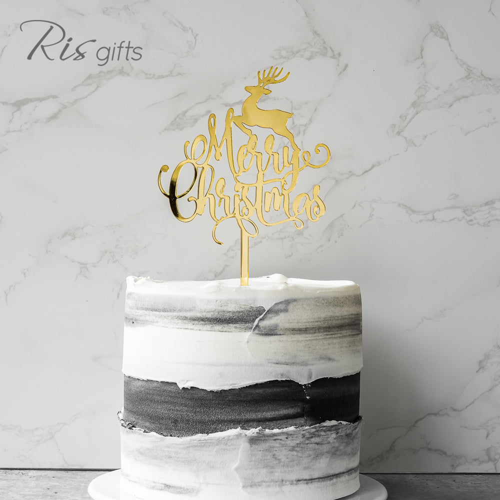 "Christmas Reindeer" Cake Topper | Christmas Gifts | Special Occasions | Cake Decoration | Made in Hong Kong