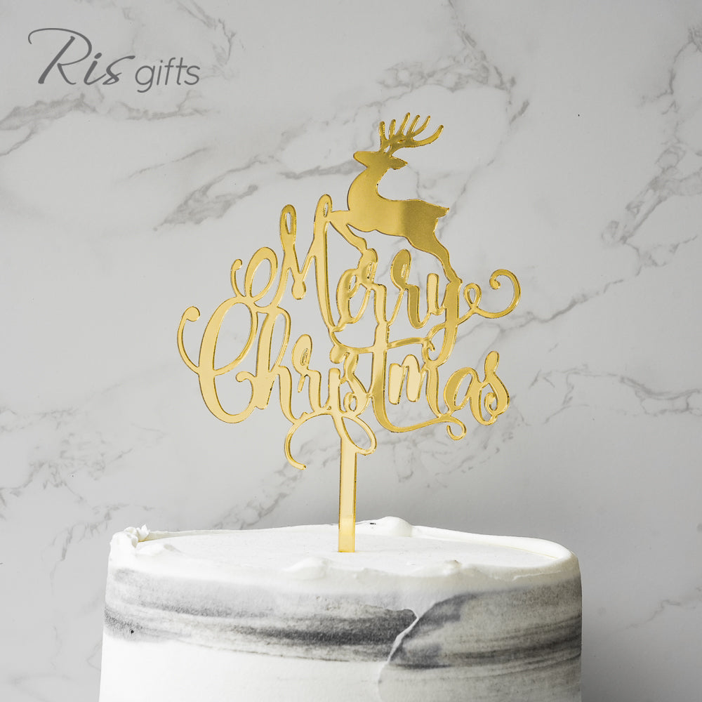 "Christmas Reindeer" Cake Topper | Christmas Gifts | Special Occasions | Cake Decoration | Made in Hong Kong