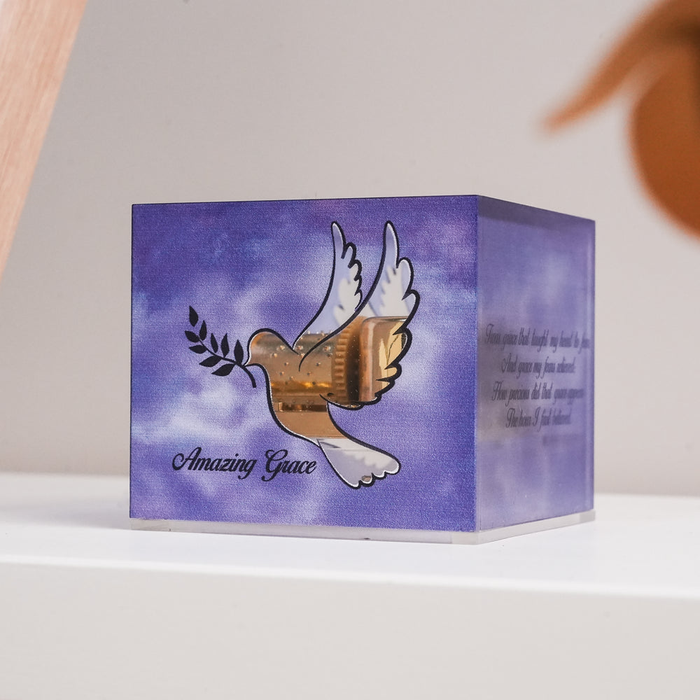 Amazing Grace | UV Printed Music Box | Handmade