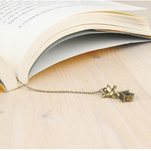 B1 Bird & Cage | BooKiss (Korea) | Metal Bookmarks