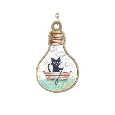 B250 Bulb Catboat | BooKiss (Korea) | Metal Bookmarks