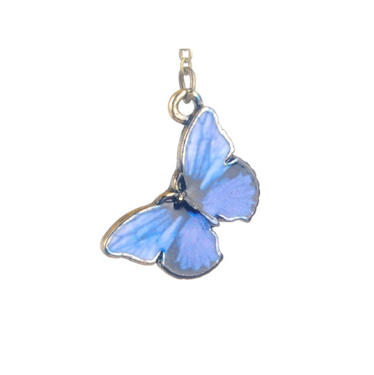 B250 Butterfly (Blue) | BooKiss (Korea) | Metal Bookmarks