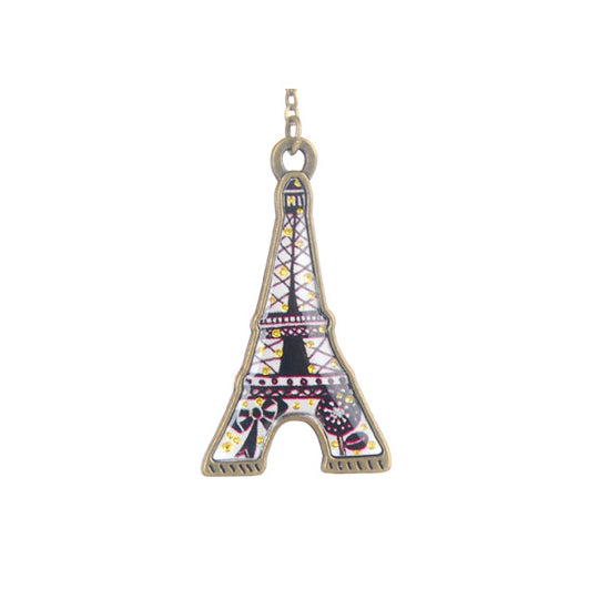 B250 Eiffel Tower (White) | BooKiss (Korea) | Metal Bookmarks