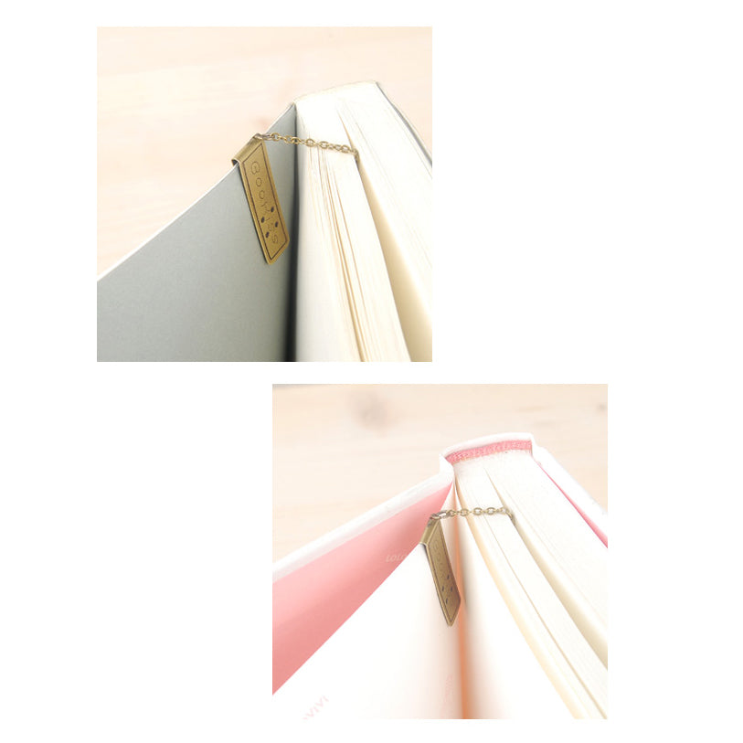 B250 Tiffany Rose (Pastel Pink) | BooKiss (Korea) | Metal Bookmarks