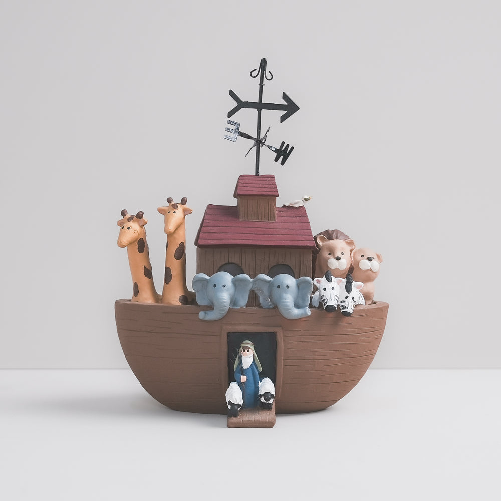 Noah's Ark with Weathervane (85760) | Blossom Bucket | Religious Gifts - Figurines