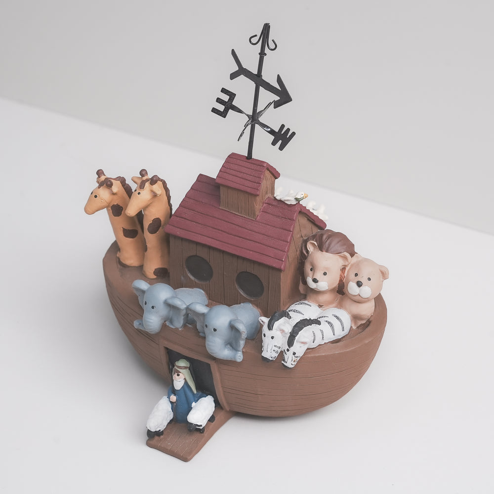 Noah's Ark with Weathervane (85760) | Blossom Bucket | Religious Gifts - Figurines