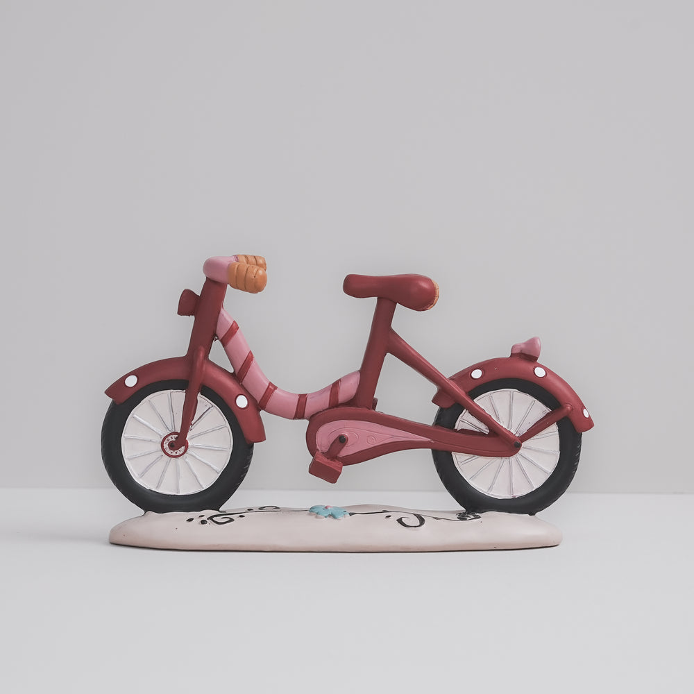 Red Bike on Base (10794) | Blossom Bucket | Religious Gifts - Figurines