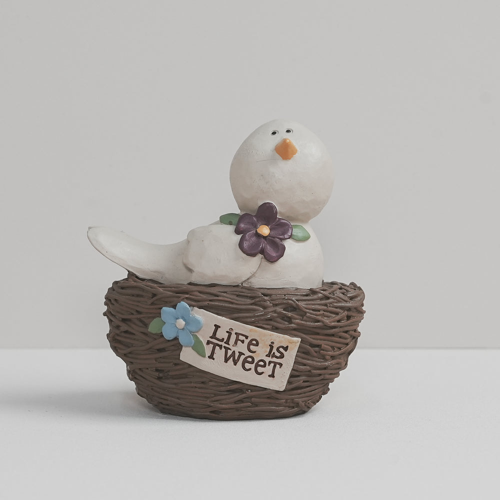 Blessed / Tweet Birds in Bird Nests (88498A) | Blossom Bucket | Religious Gifts - Figurines