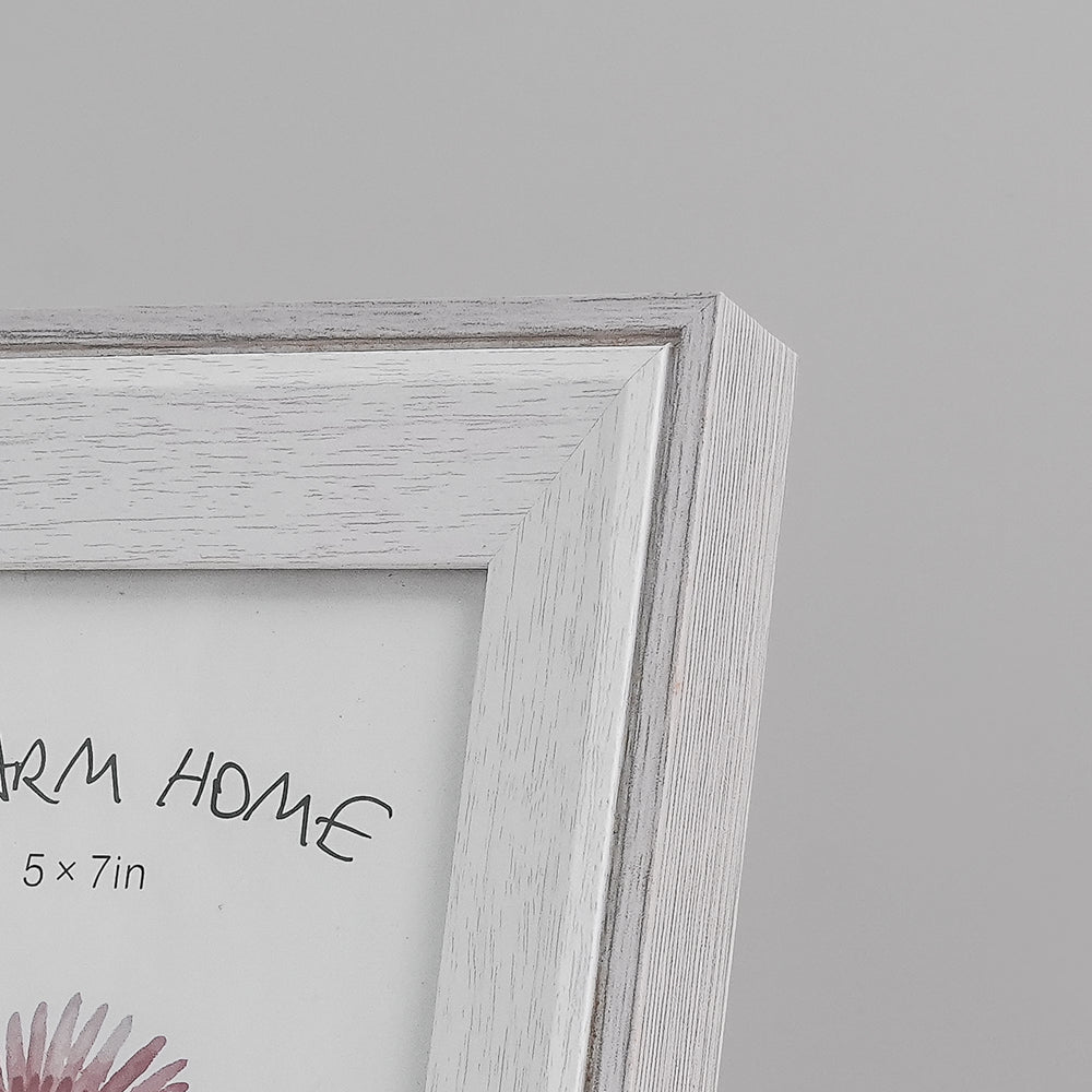 RIS 5R Nordic Style Two-Tone Wooden Picture Frame (5" x 7") | Wall & Desktop Design | Wooden Frame