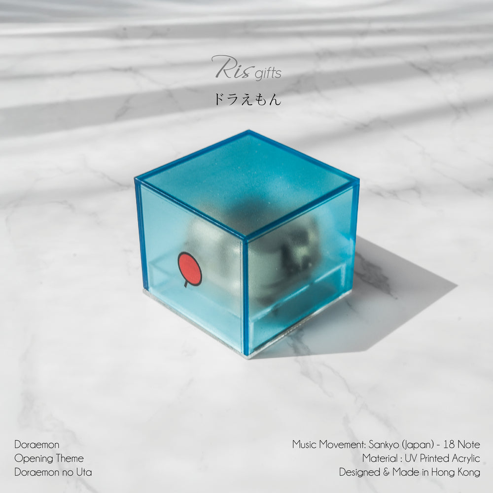 Doraemon (ドラえもん) | Anime | Sankyo Music Movement | UV Printed Music Box | Handmade in Hong Kong