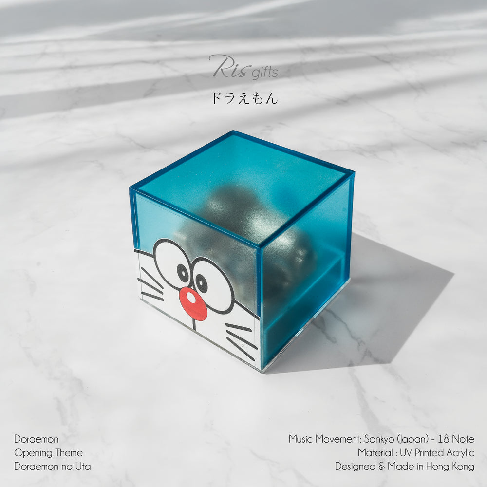 Doraemon (ドラえもん) | Anime | Sankyo Music Movement | UV Printed Music Box | Handmade in Hong Kong