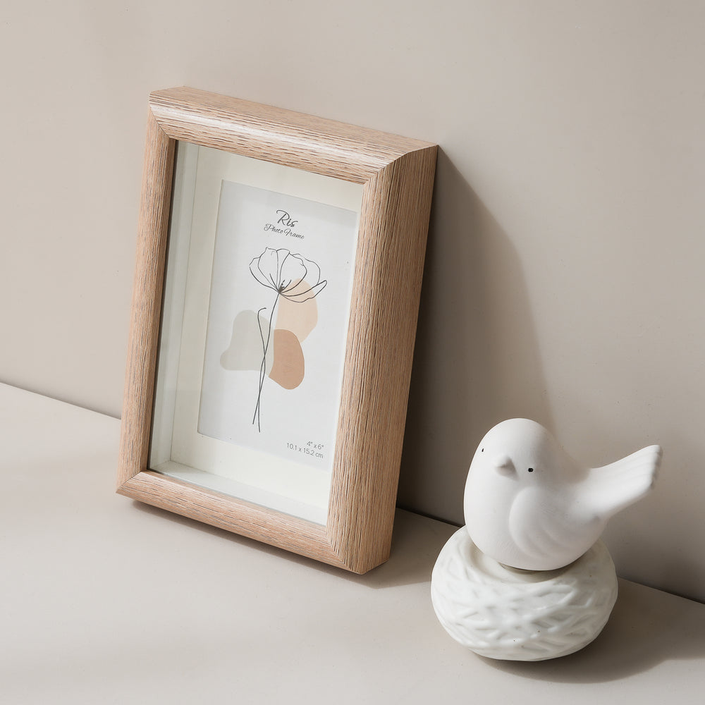 RIS 4R Wooden Picture Frame (4" x 6") | Wall & Desktop Design | Wooden Frame