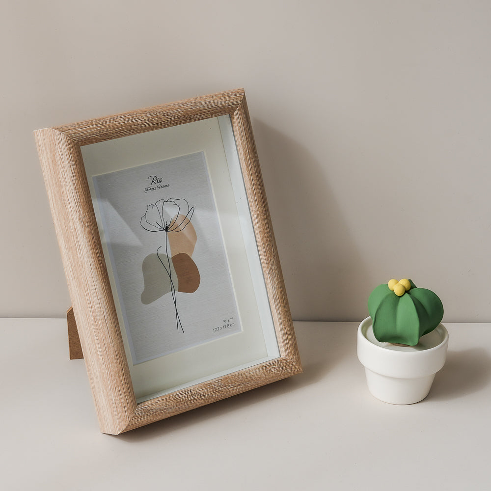 RIS 5R Wooden Picture Frame (5"x 7) | Wall & Desktop Design | Wooden Frame