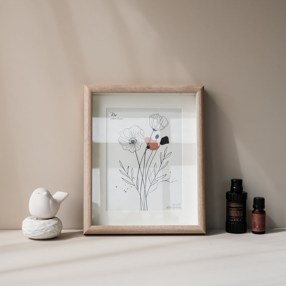 RIS 8R Wooden Picture Frame (8" x 10") | Wall & Desktop Design | Wooden Frame