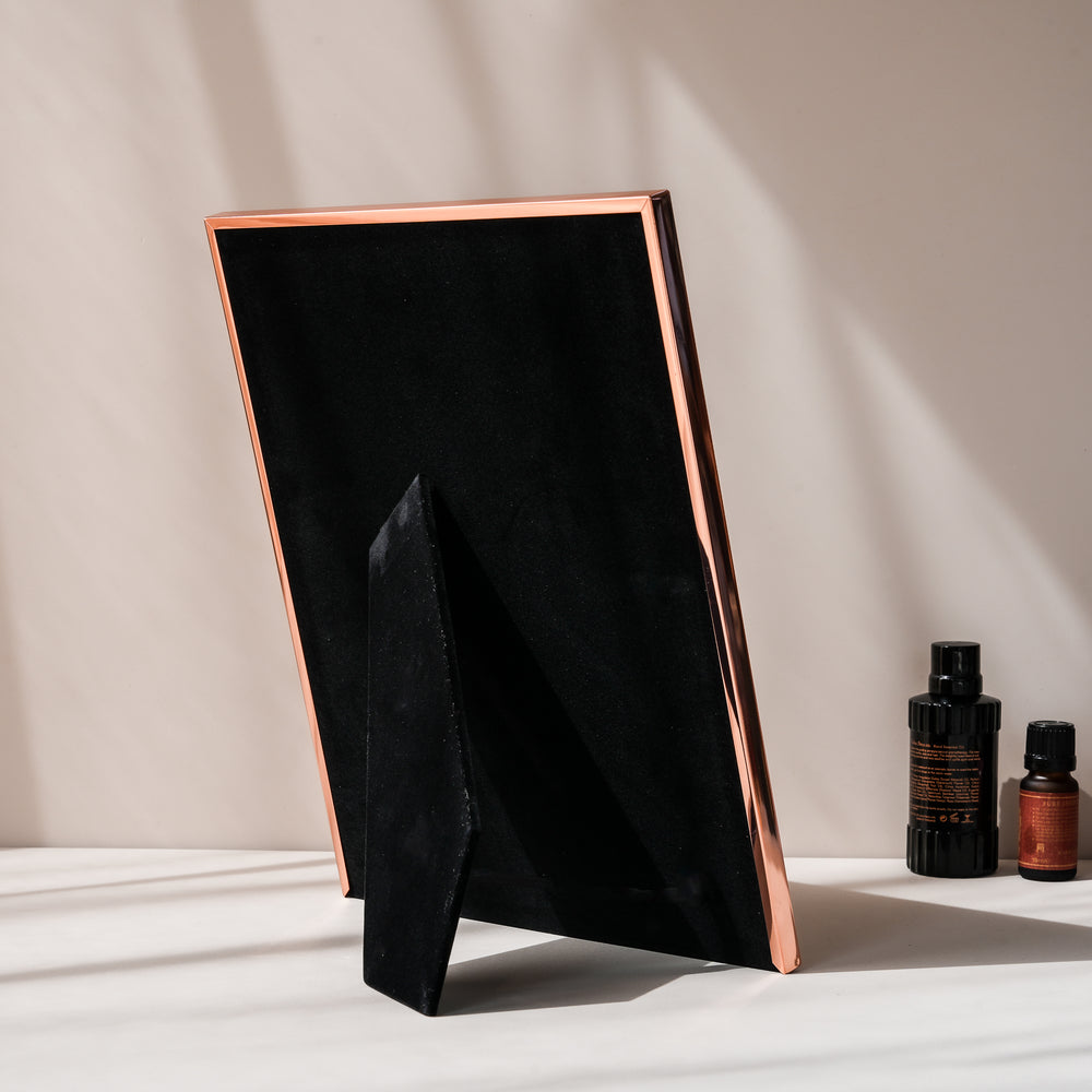RIS 8R Nordic Style Metal Photo Frame - Rose Gold (8" x 10") | Home Decor | Interior Decoration