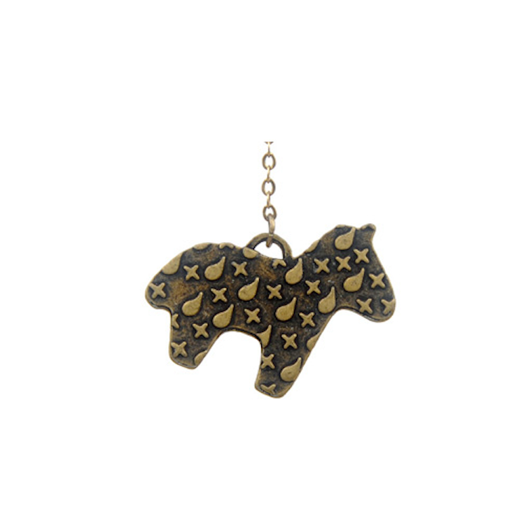 B250 Horse (Yellow) | BooKiss (Korea) | Metal Bookmarks