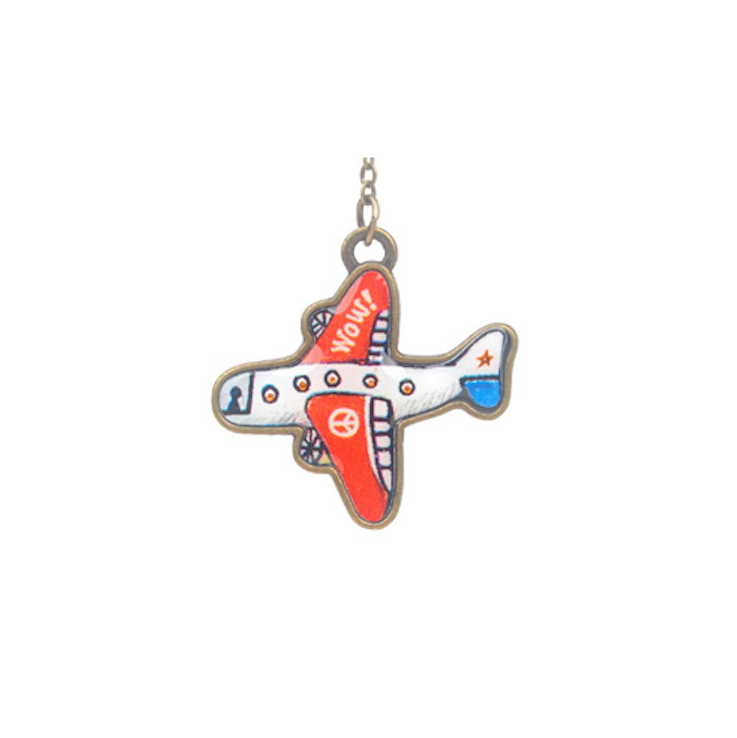 B250 Plane (Red) | BooKiss (Korea) | Metal Bookmarks