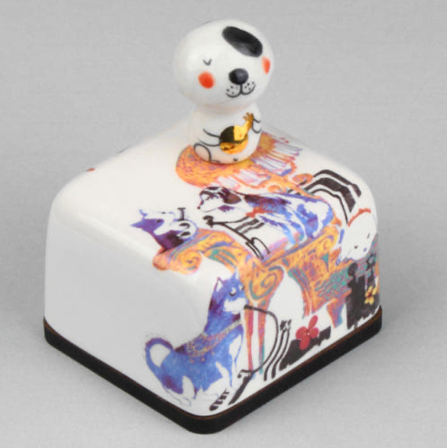 Zodiac Dog Ceramic Music Box | Moonyart | Made in Korea