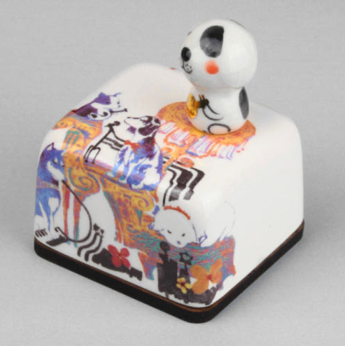 Zodiac Dog Ceramic Music Box | Moonyart | Made in Korea