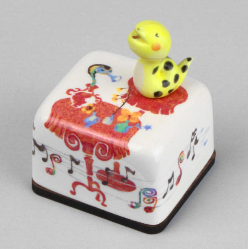 Zodiac Snake Ceramic Music Box | Moonyart | Made in Korea