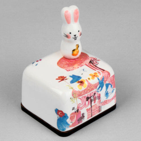 Zodiac Rabbit Ceramic Music Box | Moonyart | Made in Korea