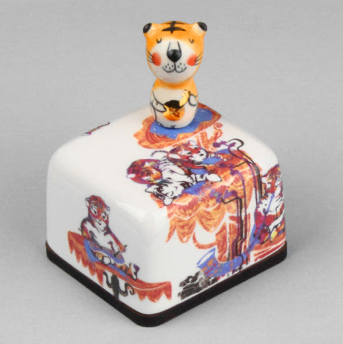 Zodiac Tiger Ceramic Music Box | Moonyart | Made in Korea