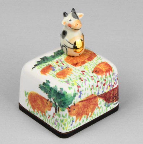 Zodiac Goat Ceramic Music Box | Moonyart | Made in Korea