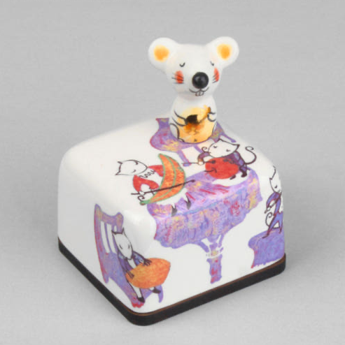 Zodiac Rat Ceramic Music Box | Moonyart | Made in Korea