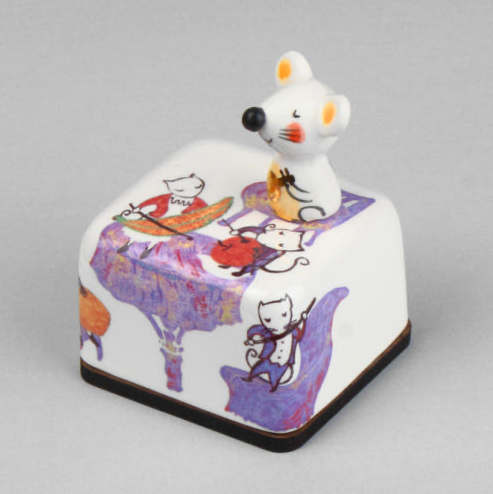 Zodiac Rat Ceramic Music Box | Moonyart | Made in Korea